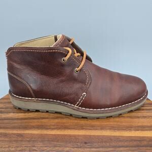 Sperry Top Sider Chukka Boots Men's 11 M Brown Leather Casual Dock Ankle Shoes